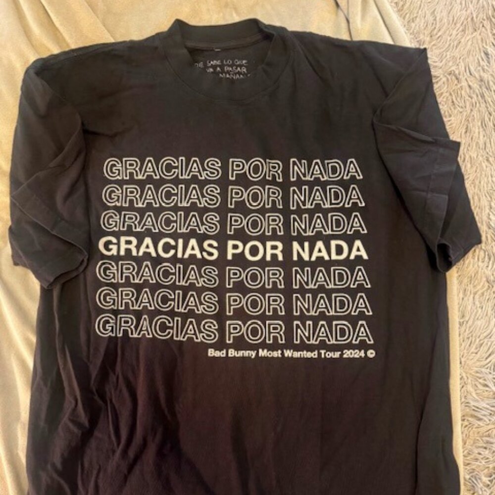 Bad Bunny!!  2024 MOST WANTED TOUR TEE
